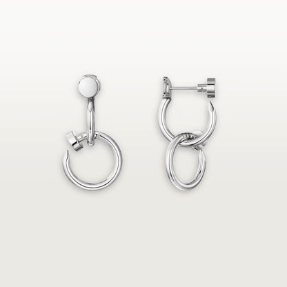 [AURORA]JUSTE NO DIAMOND DOUBLE EARRINGS