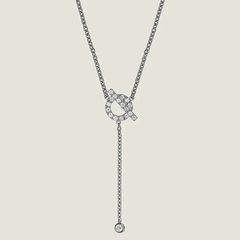 [AURORA]FINESSE SILVER DIAMOND NECKLACE
