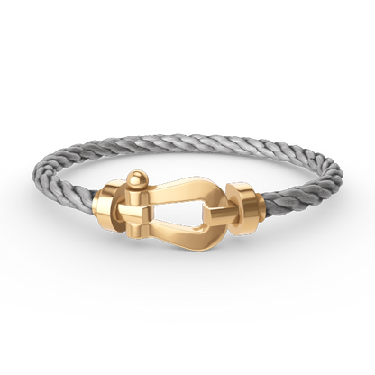 [AURORA]FORCE GROSSES HUFEISENARMBAND OHNE DIAMANT GOLD