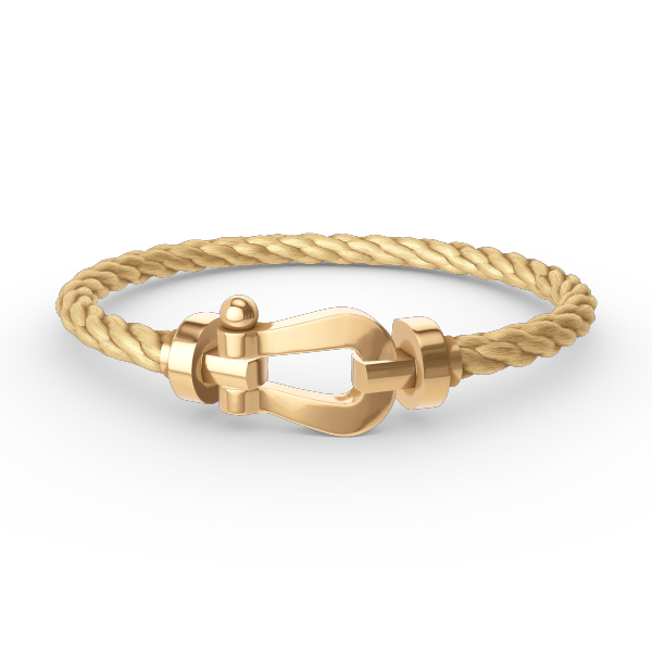 [AURORA]FORCE GROSSES HUFEISENARMBAND OHNE DIAMANT GOLD