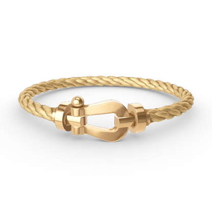 [AURORA]FORCE GROSSES HUFEISENARMBAND OHNE DIAMANT GOLD