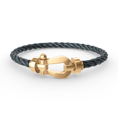 [AURORA]FORCE GROSSES HUFEISENARMBAND OHNE DIAMANT GOLD