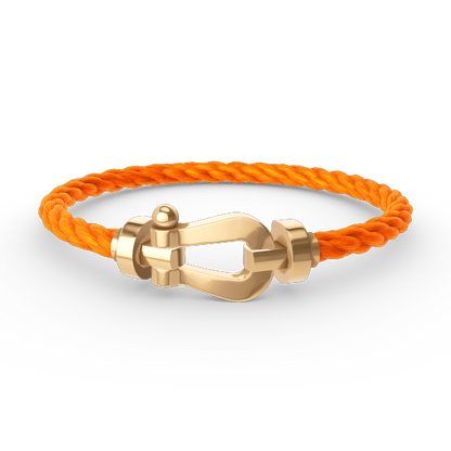 [AURORA]FORCE GROSSES HUFEISENARMBAND OHNE DIAMANT GOLD