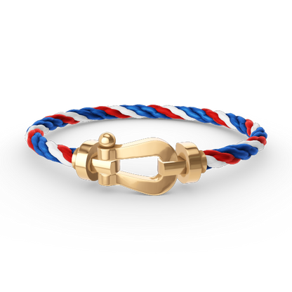 [AURORA]FORCE GROSSES HUFEISENARMBAND OHNE DIAMANT GOLD