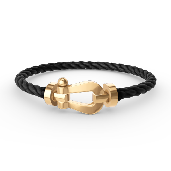 [AURORA]FORCE GROSSES HUFEISENARMBAND OHNE DIAMANT GOLD