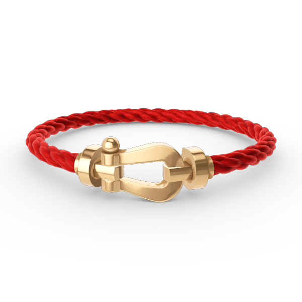 [AURORA]FORCE GROSSES HUFEISENARMBAND OHNE DIAMANT GOLD