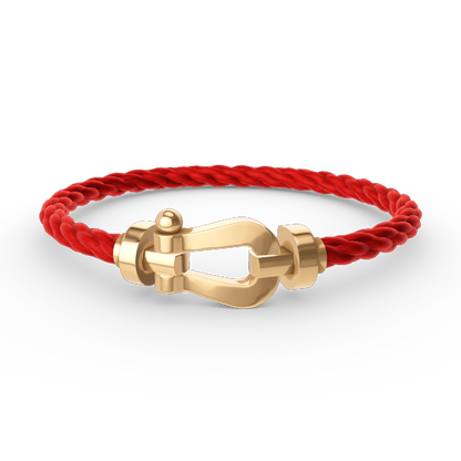 [AURORA]FORCE GROSSES HUFEISENARMBAND OHNE DIAMANT GOLD