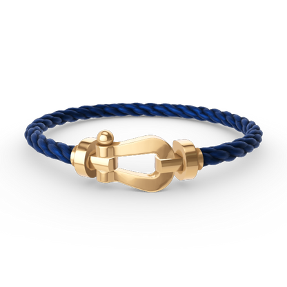[AURORA]FORCE GROSSES HUFEISENARMBAND OHNE DIAMANT GOLD