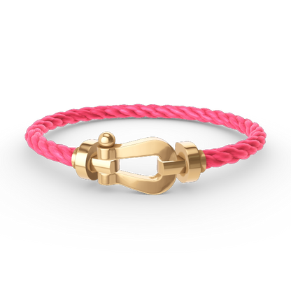 [AURORA]FORCE GROSSES HUFEISENARMBAND OHNE DIAMANT GOLD