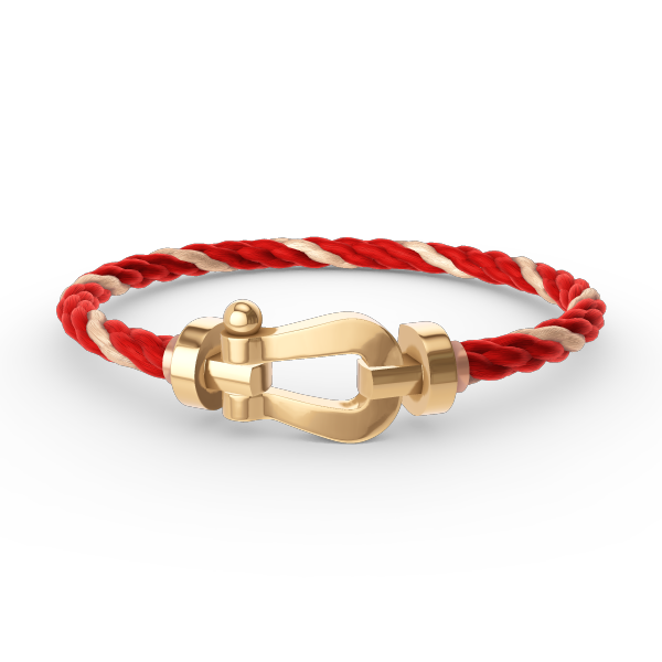 [AURORA]FORCE GROSSES HUFEISENARMBAND OHNE DIAMANT GOLD