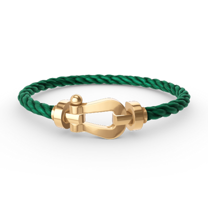 [AURORA]FORCE GROSSES HUFEISENARMBAND OHNE DIAMANT GOLD