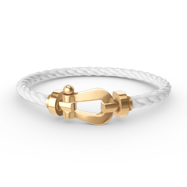 [AURORA]FORCE GROSSES HUFEISENARMBAND OHNE DIAMANT GOLD