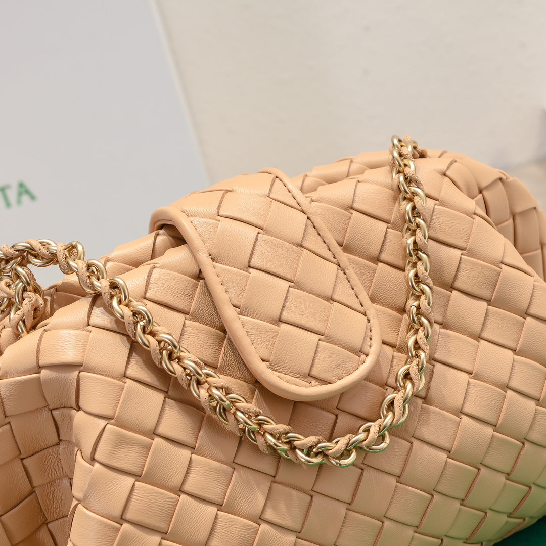 Teen Lauren 1980 With Chain 31.5 Beige Leather Ghw