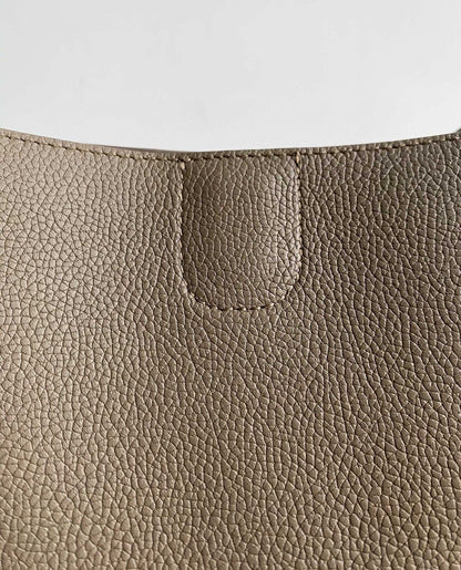 SANGLE SEAU BUCKET 24 BAG PEANUT BROWN CALFSKIN