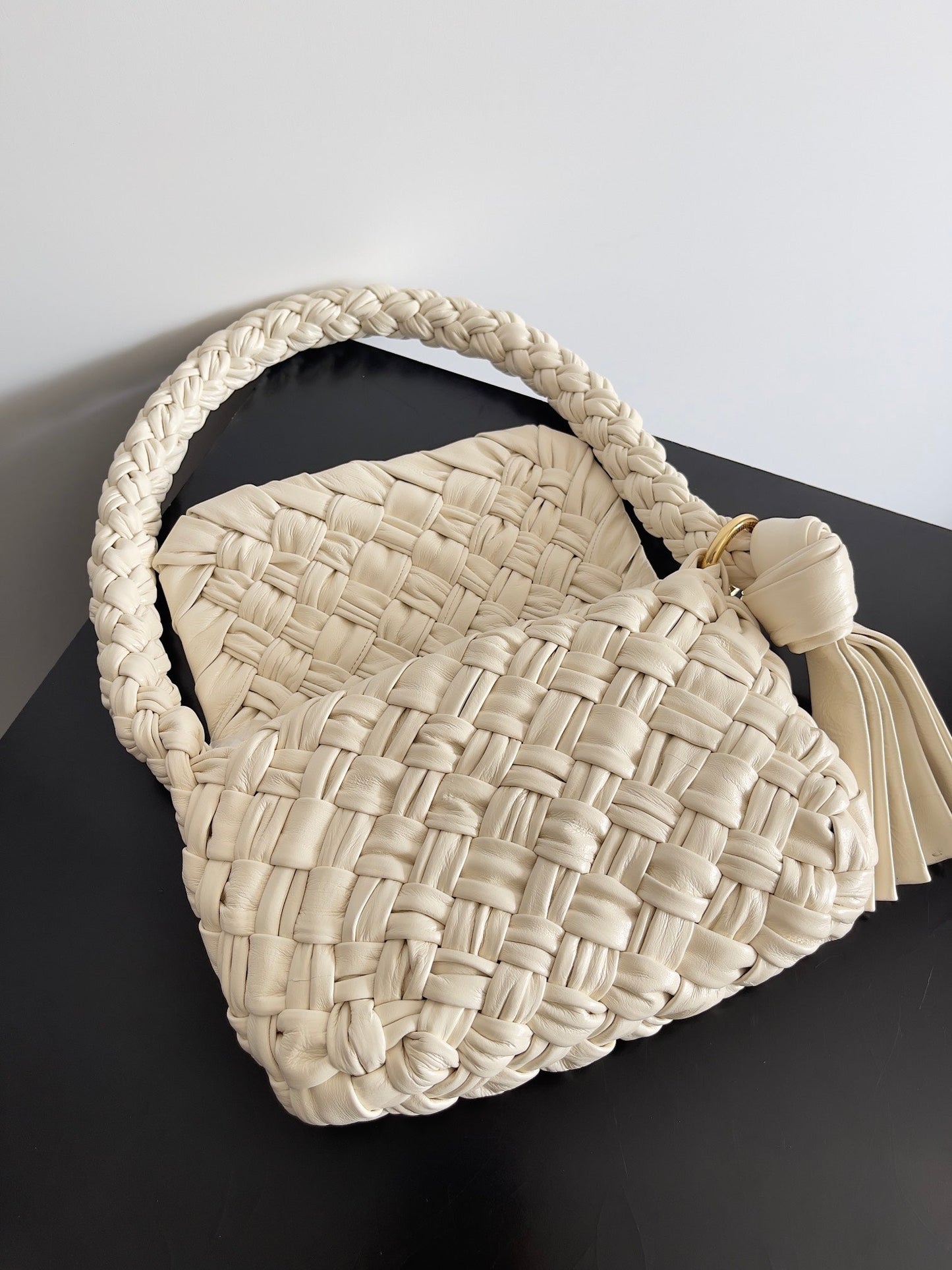 KALIMERO CITTÀ 25 IN OFF WHITE CALFSKIN