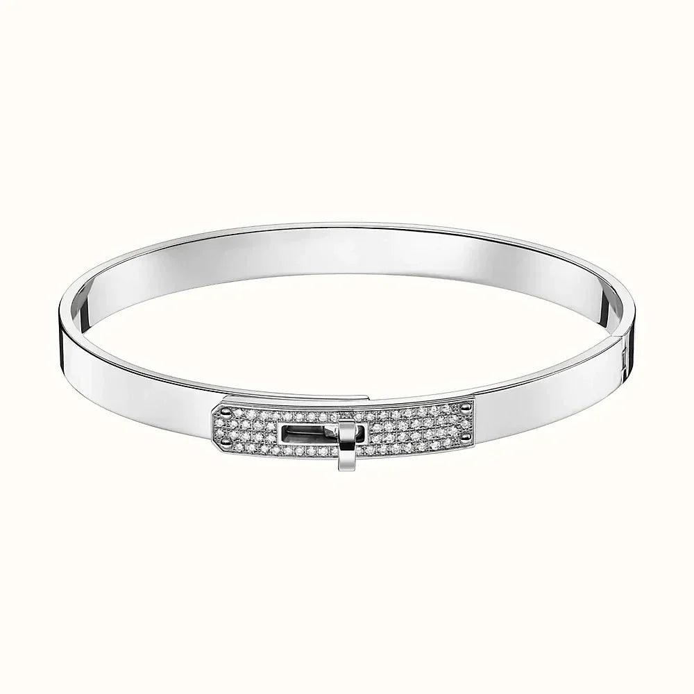 [Aurora]KELLY SILVER DIAMOND BRACELET