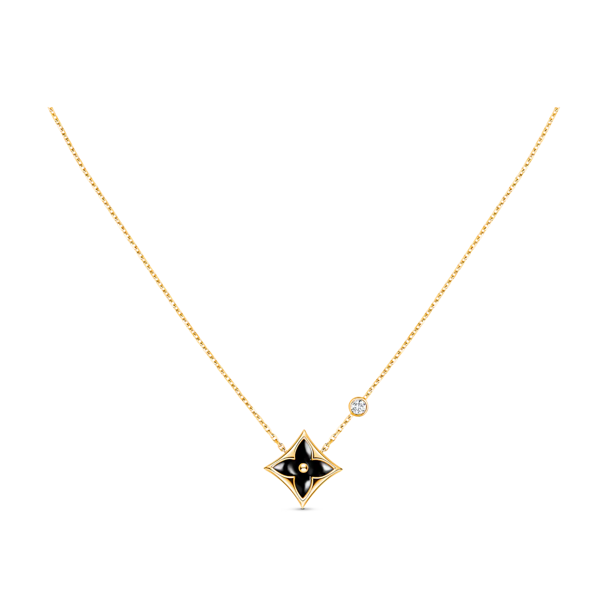 [Aurora]STAR BLACK MOP NECKLACE