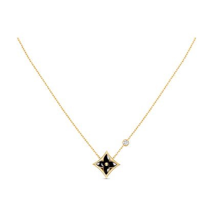 [Aurora]STAR BLACK MOP NECKLACE