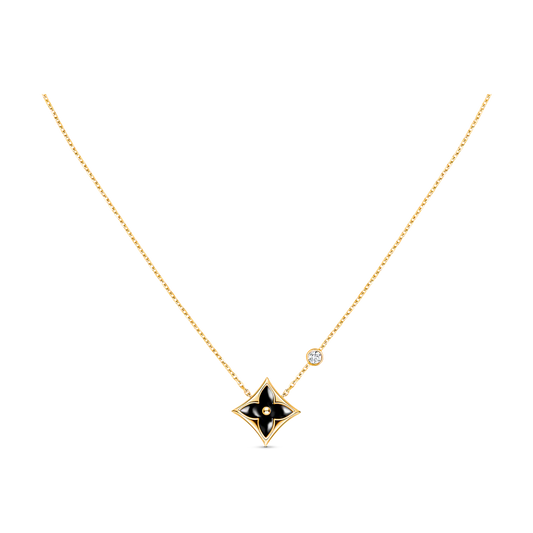 [Aurora]STAR BLACK MOP NECKLACE
