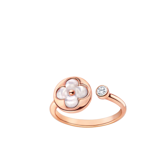 [Aurora]SUN 1 DIAMOND PINK MOP RING
