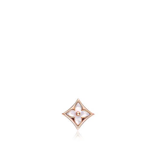 [AURORA]STAR MOP PINK GOLD EARRINGS