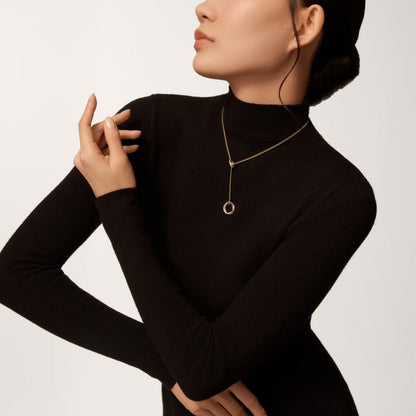 [AURORA]TRINITY DIAMONDS NECKLACE