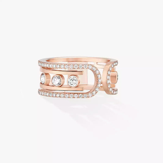 [AURORA]Move 10th Diamond Ring in Gold