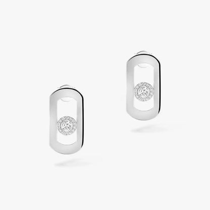 [AURORA]So Move Diamond Earrings in Yellow Gold