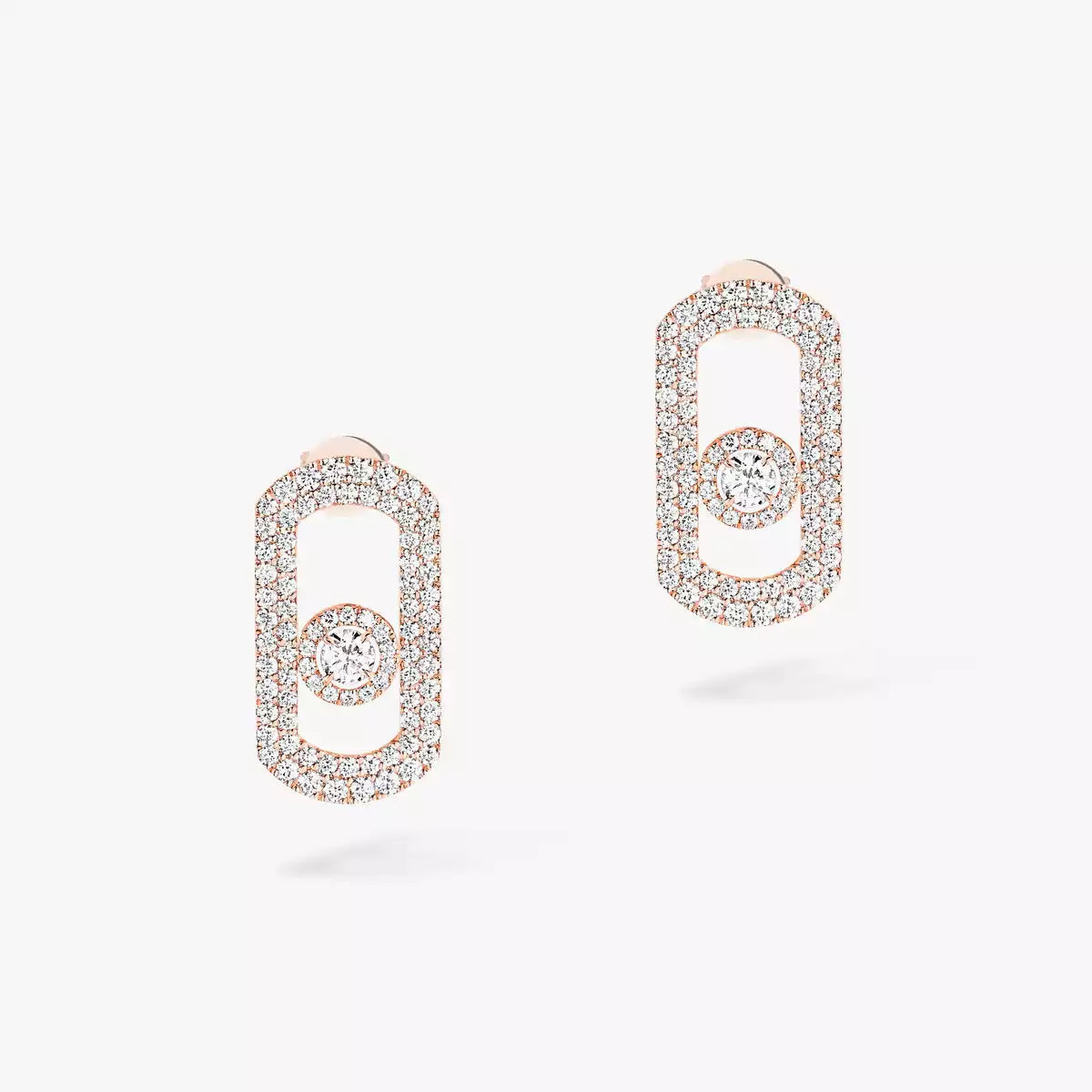 [AURORA]So Move Pave_-Set Diamond Earrings in Silver