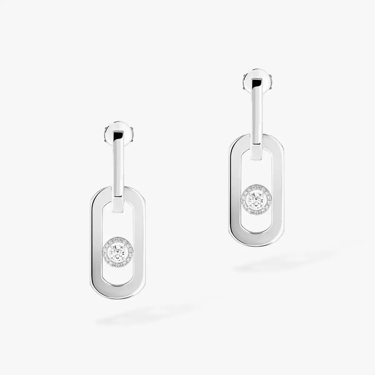 [AURORA] So Move XL Diamond Hoop Earring