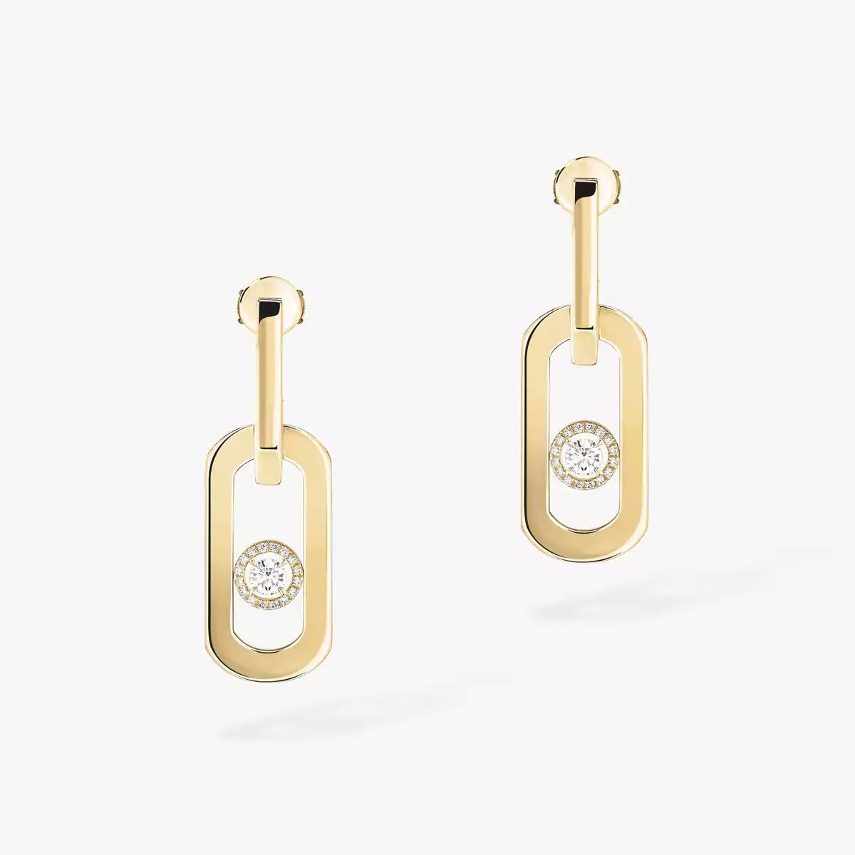 [AURORA] So Move XL Diamond Hoop Earring