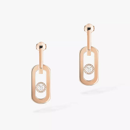 [AURORA]So Move XL Diamond Pendant Earrings