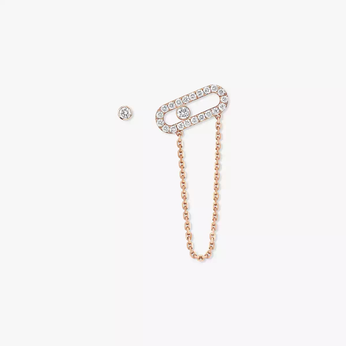 [AURORA]Move Uno Diamond Earrings