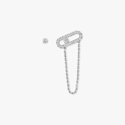 [AURORA]Move Uno Diamond Earrings