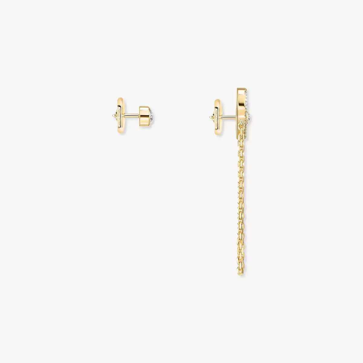 [AURORA]Move Uno Diamond Earrings