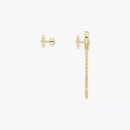 [AURORA]Move Uno Diamond Earrings