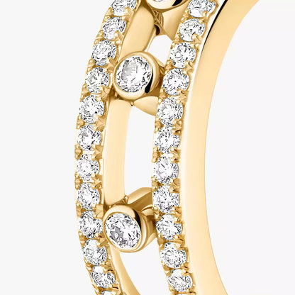 [AURORA]Diamond Pave_ Hoop Earrings Move