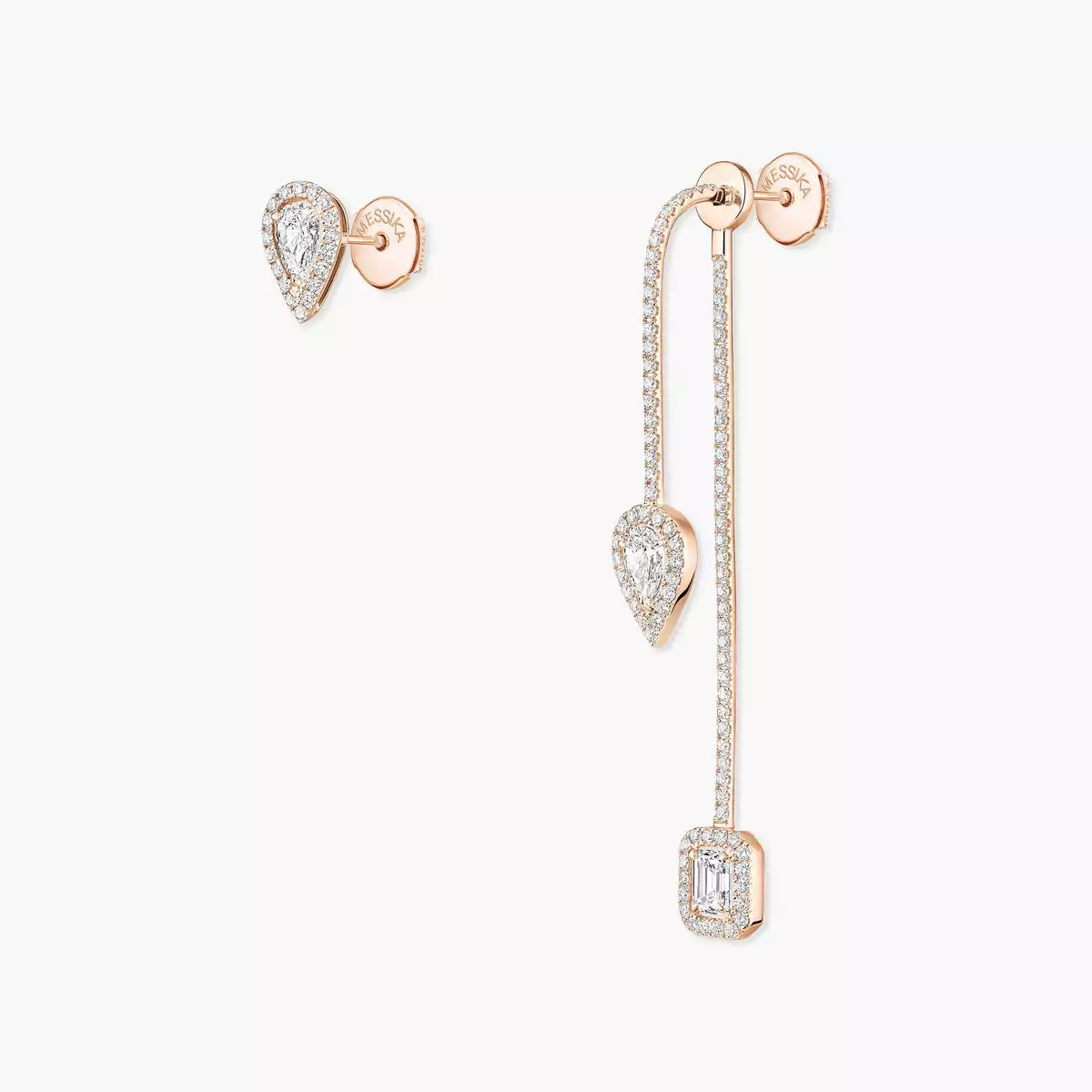 [AURORA]Diamond Drop Earrings My Twin