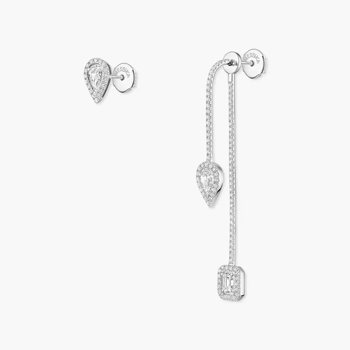 [AURORA]Diamond Drop Earrings My Twin
