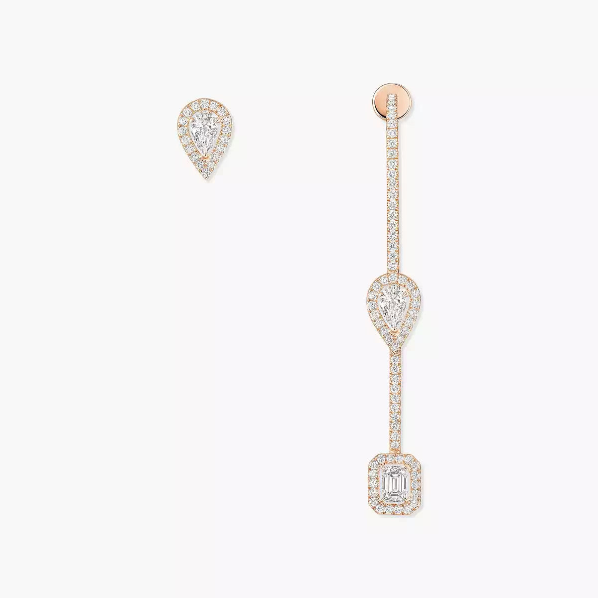 [AURORA]Diamond Drop Earrings My Twin