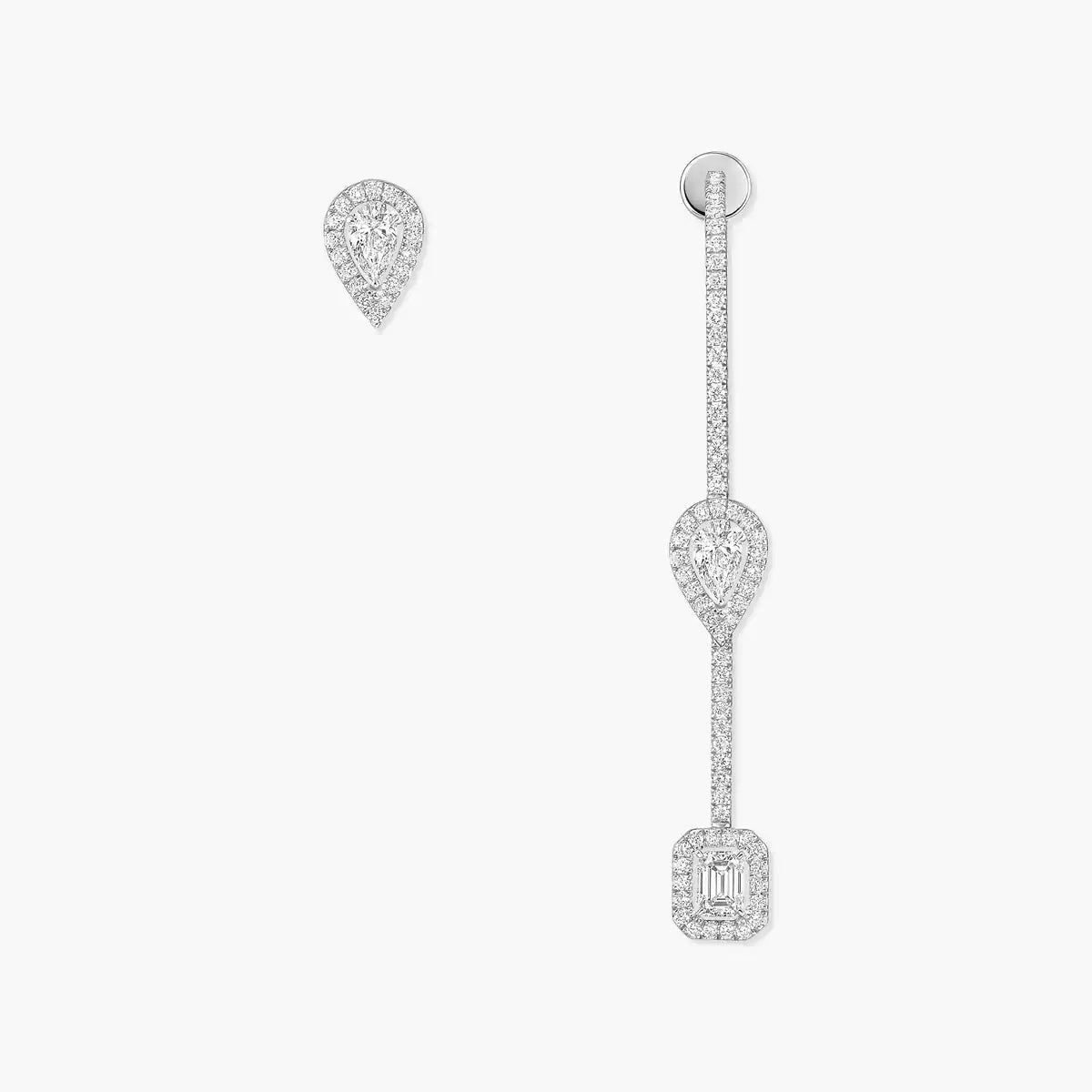 [AURORA]Diamond Drop Earrings My Twin