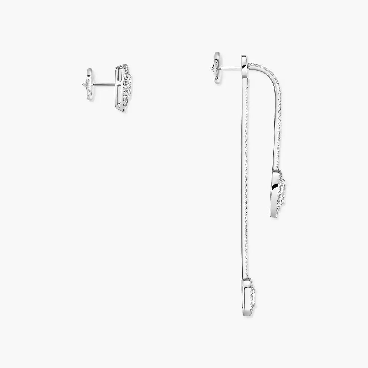 [AURORA]Diamond Drop Earrings My Twin