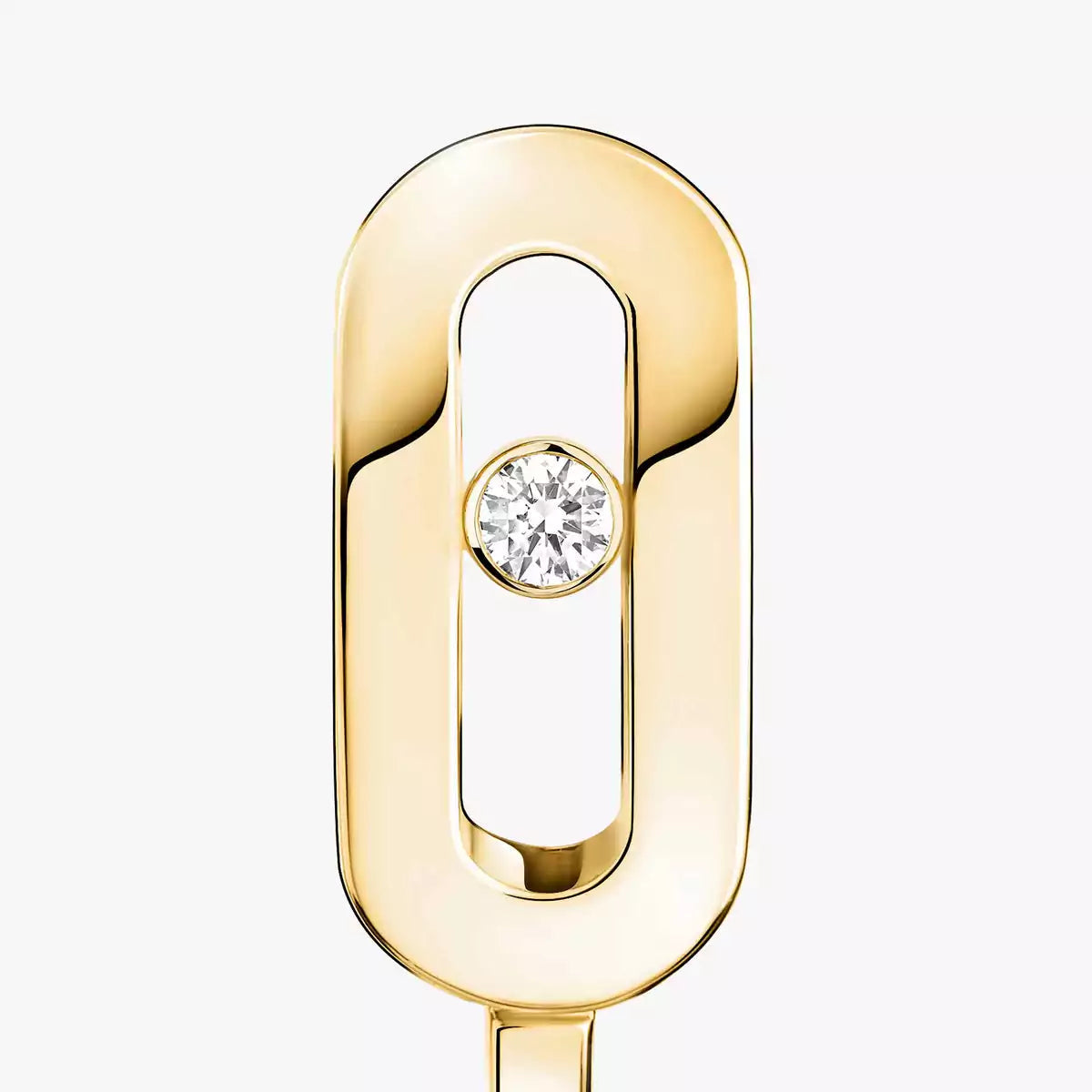 [AURORA]Diamond Mini Hoop Earrings Move Classique
