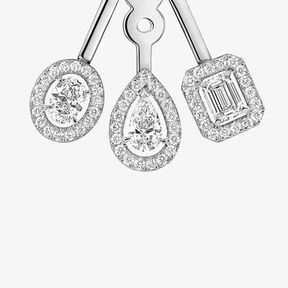 [AURORA] My Twin Trio  Diamond Earrings