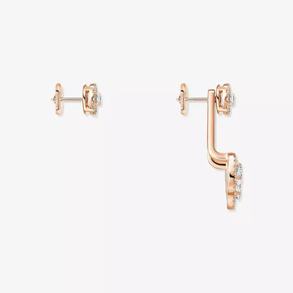 [AURORA] My Twin Trio  Diamond Earrings