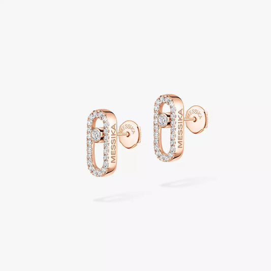 [AURORA]Move Uno Diamond Earrings