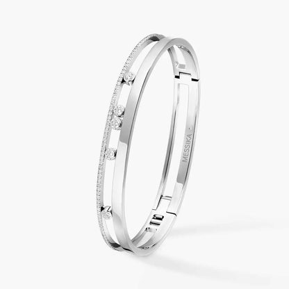 [AURORA]Move Romane Diamond Bangle Bracelet