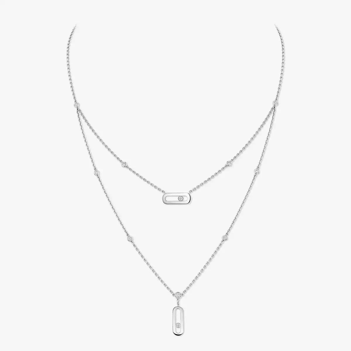[AURORA] Move Uno Diamond Necklace