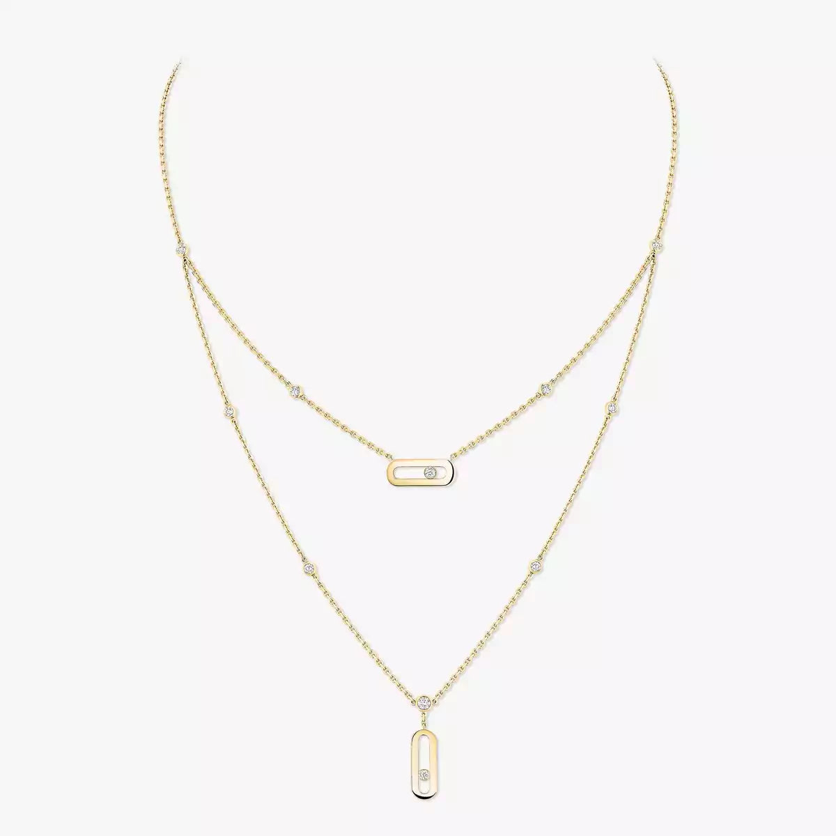 [AURORA] Move Uno Diamond Necklace