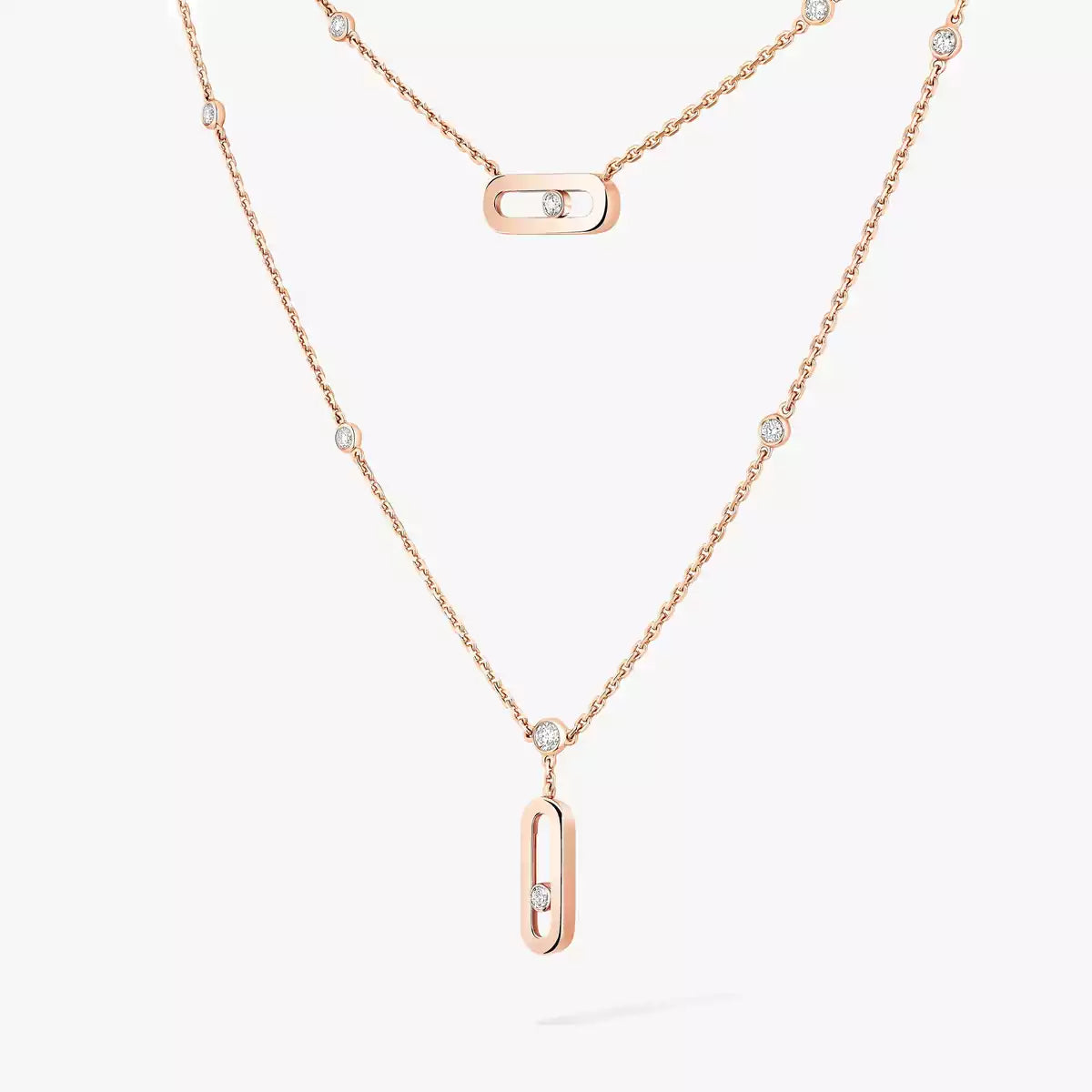 [AURORA] Move Uno Diamond Necklace